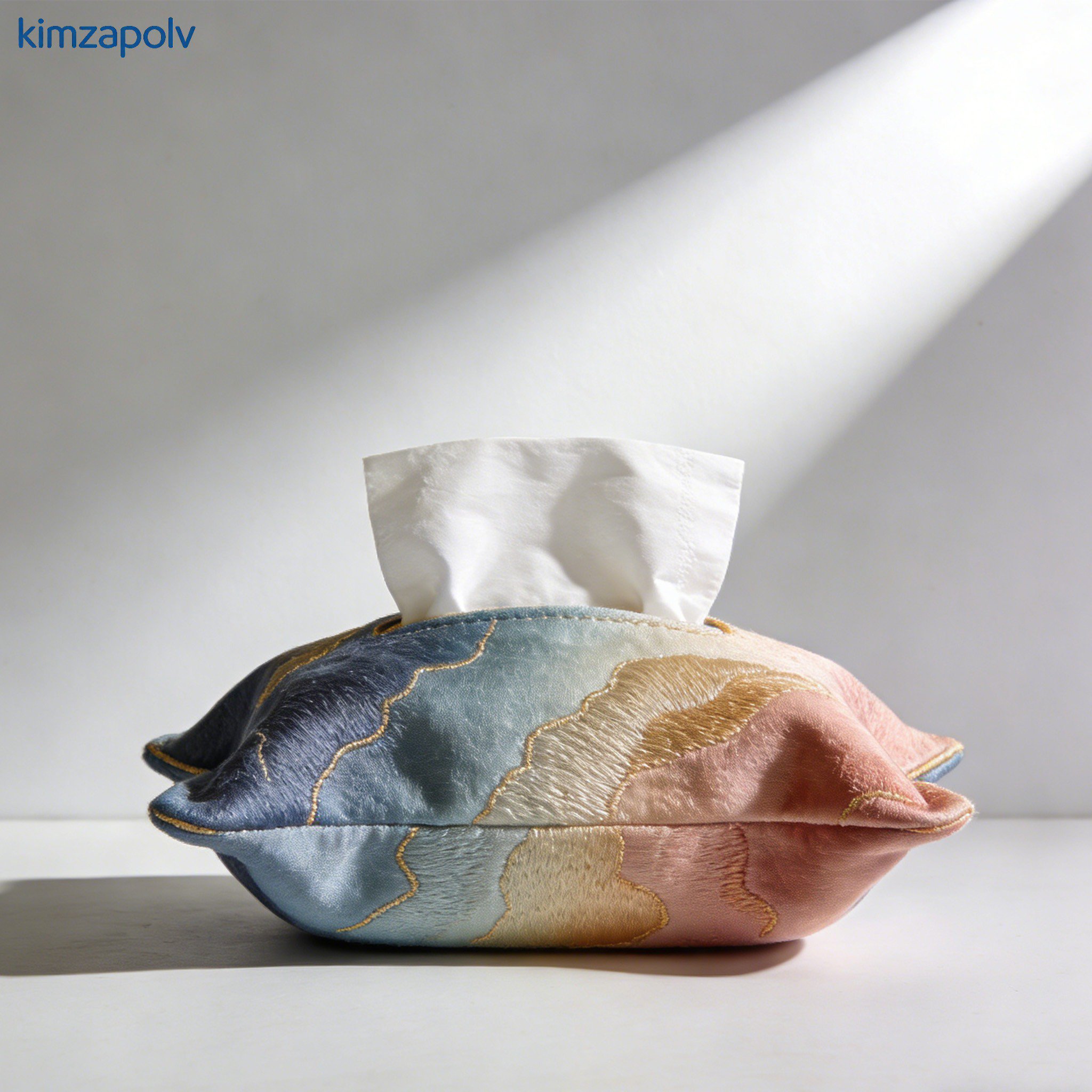 刺繡布面紙巾套（5個）