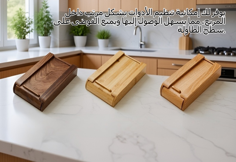 صندوق أشتات تلقي مربع أنيق لتنظيم المساحات