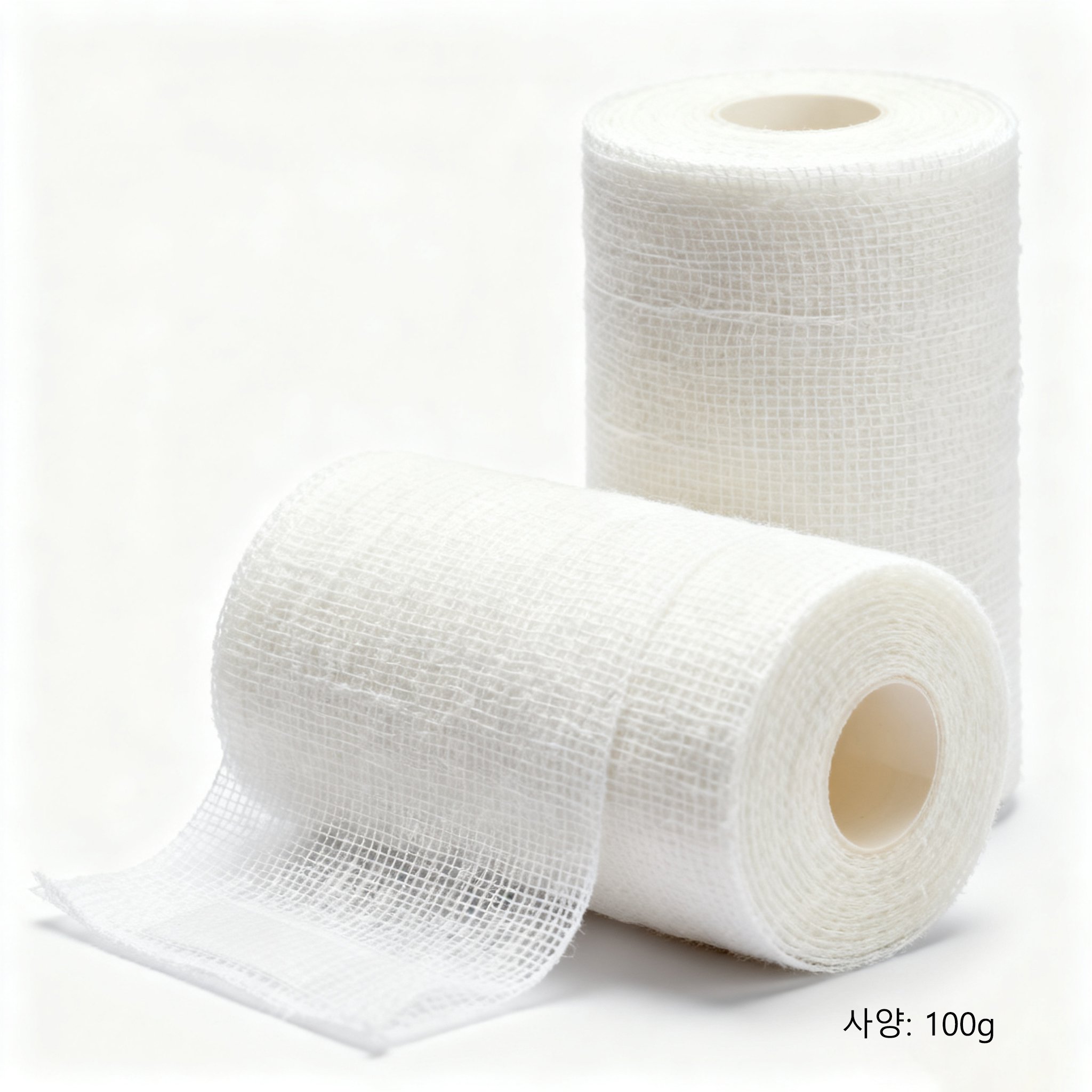 의료용 거즈 롤의 포장 이미지