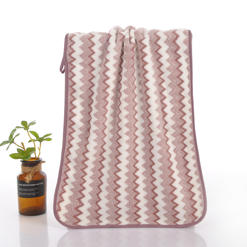 Coral fleece thickened absorbent towel