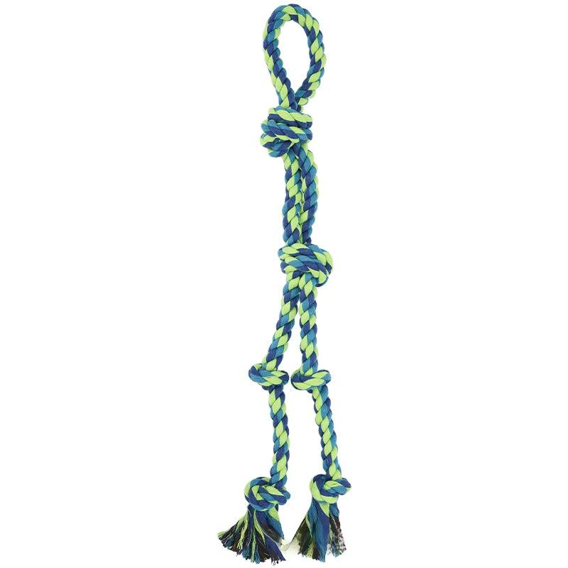 Durable Cotton Rope Toy for Large Dogs, Tug-of-War Chew Knot
