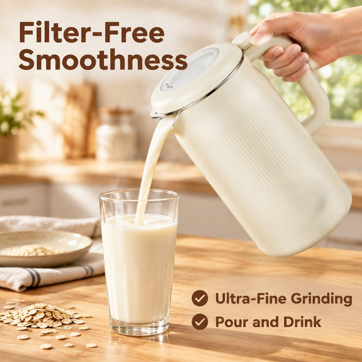 Smart Filterless Soybean Milk Machine for Home
