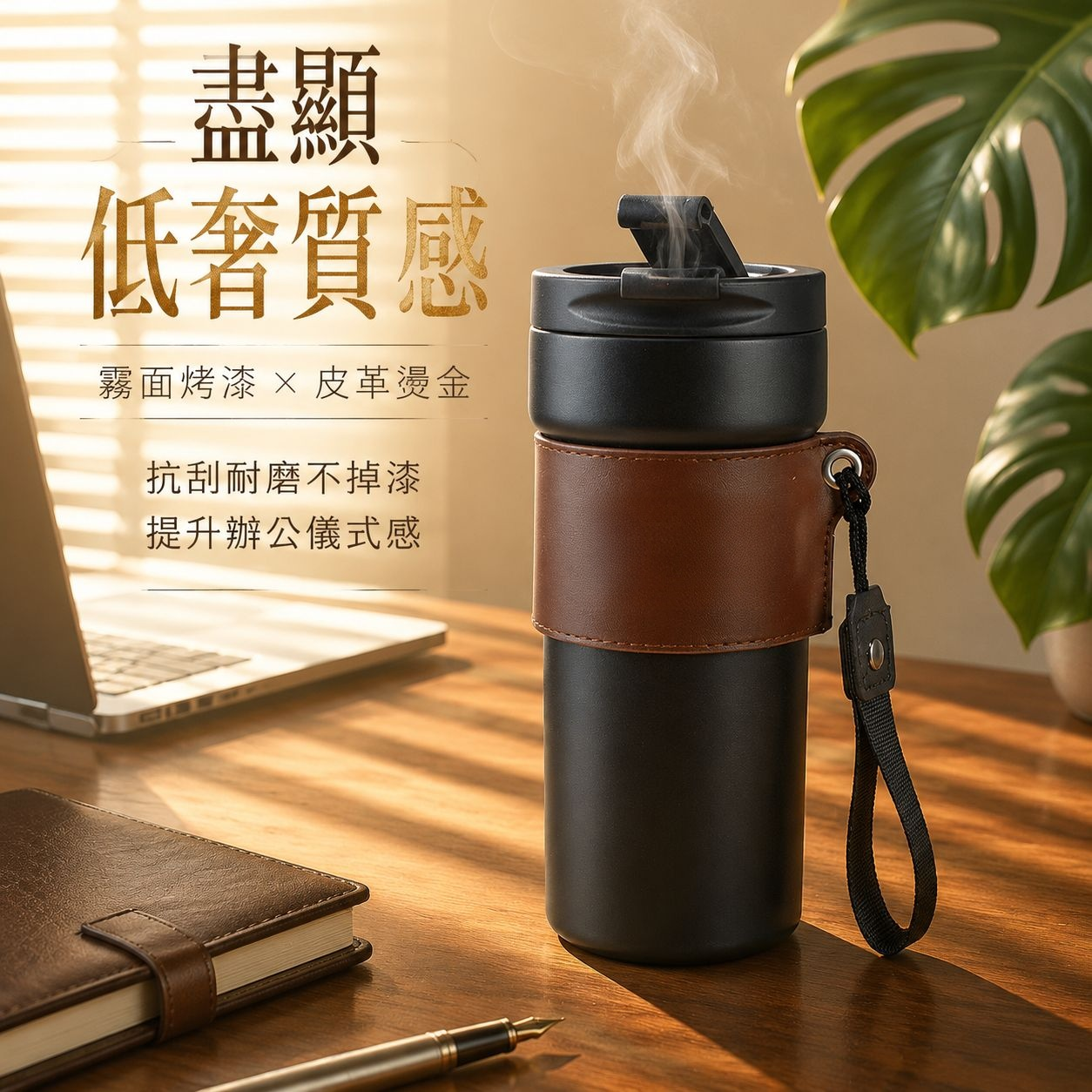 時尚便攜保溫杯，適合男士女士，冷熱皆宜