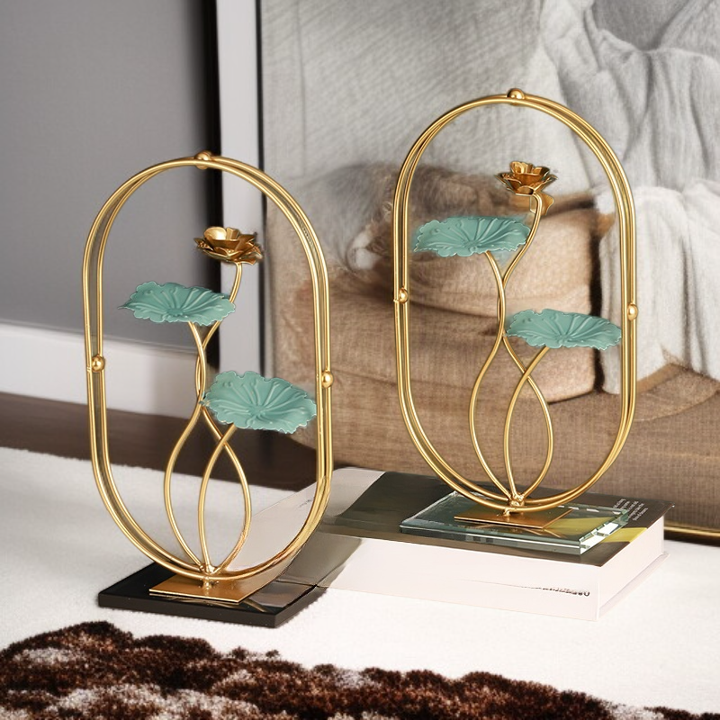 Eisenkunst Ginkgo-Blatt Dekoration