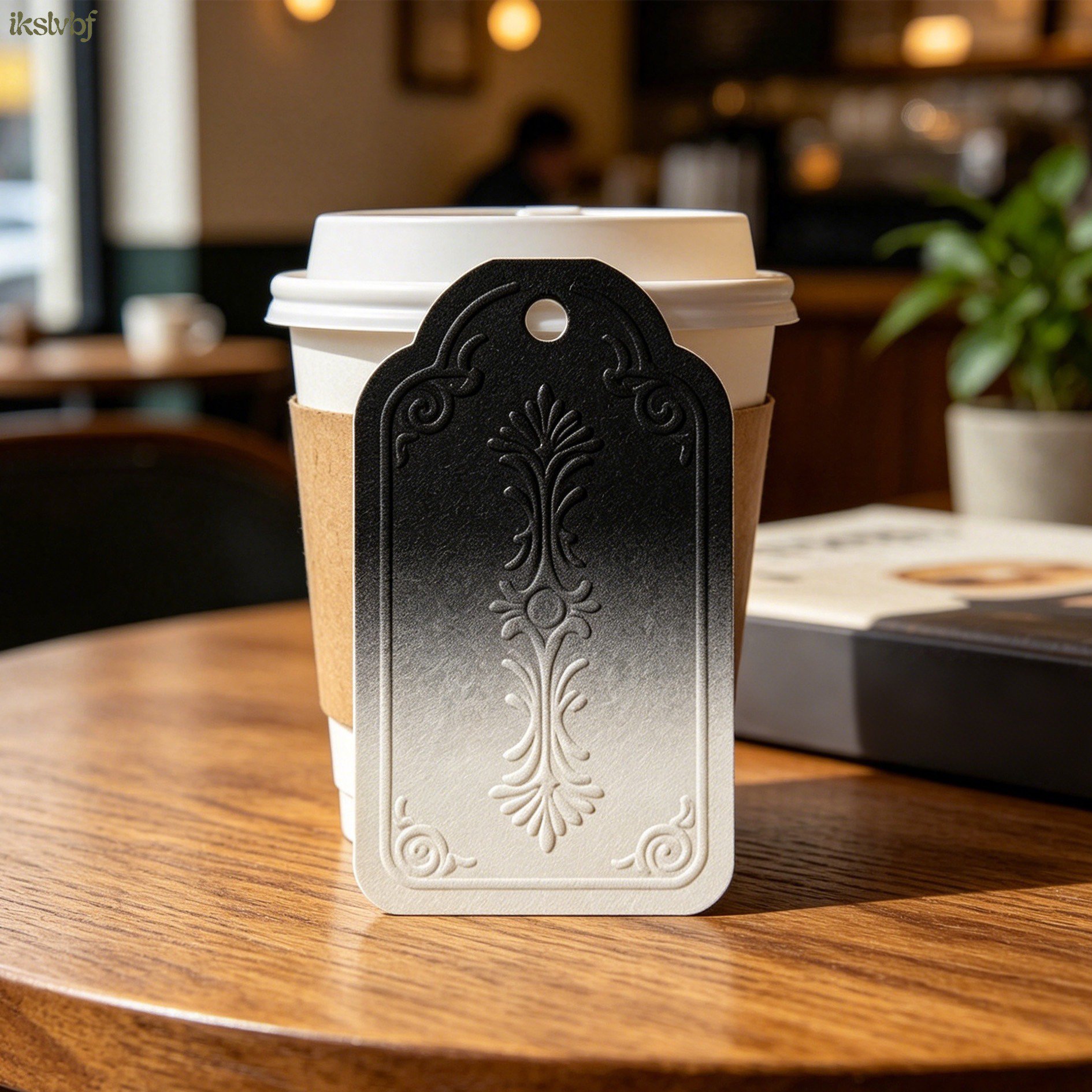 Kraft paper label stickers (100 stickers)