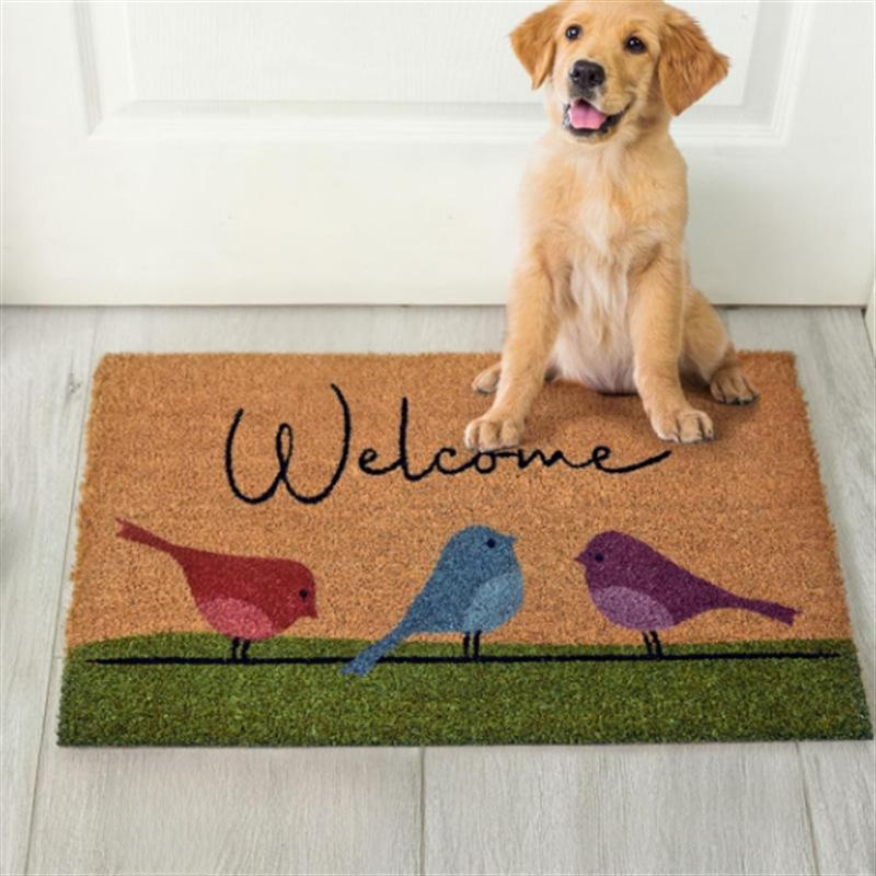 심플 실크 원형 매트 