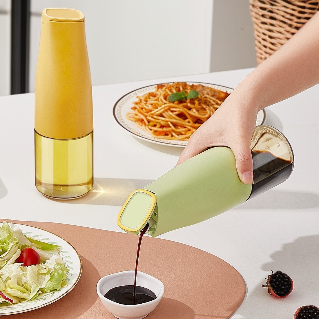 가정용 유리 양념통 및 양념보관함