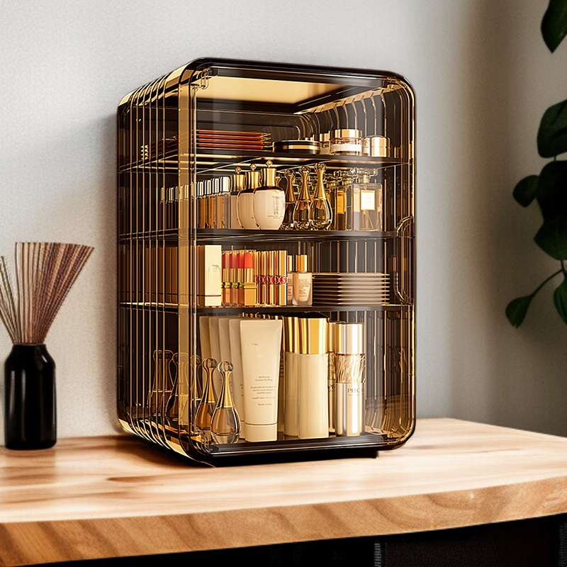 アクリル化粧品収納ボックス多機能デスクトップ収納ケース
