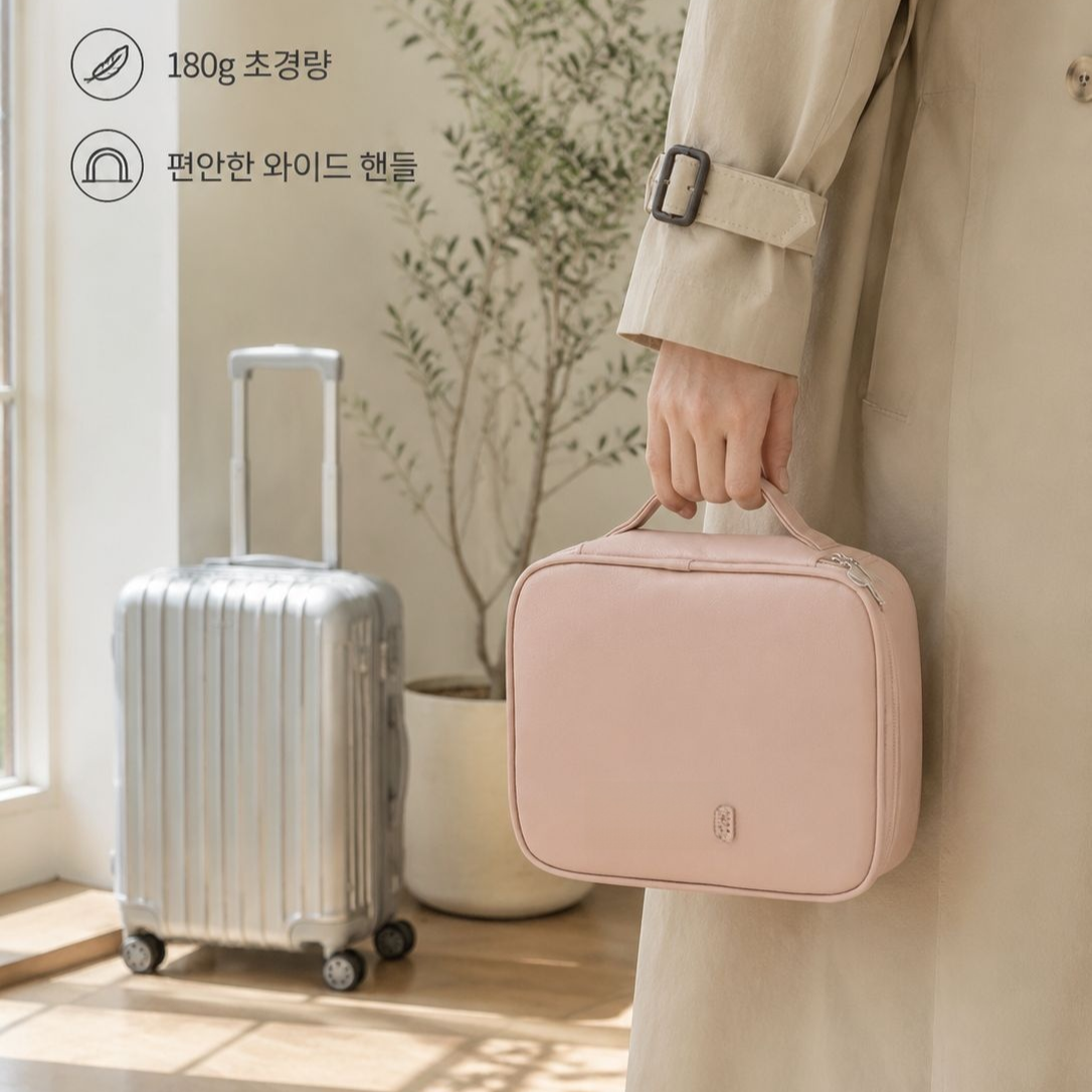 휴대용 여행 세면도구 정리 가방