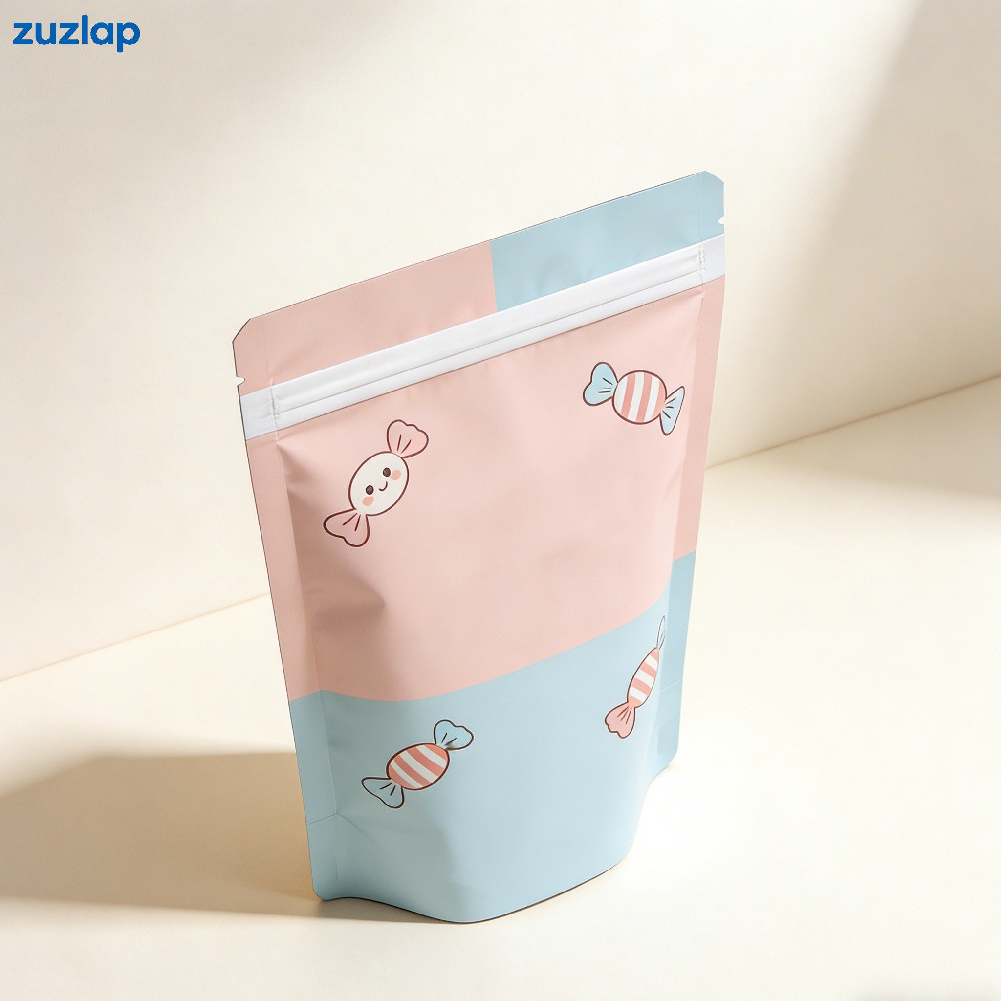 8 packs of assorted candy displayed neatly