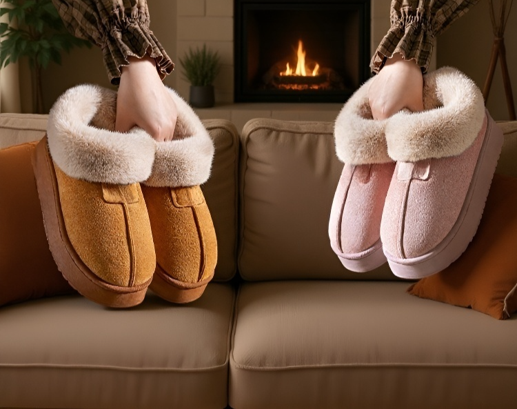 여성용 따뜻한 방한 부츠 디자인