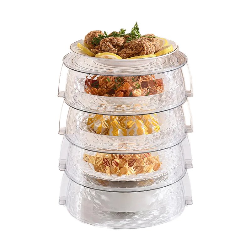 Kunststoff runde 4 Schichten Deckel isolierte Lebensmittel Deckel