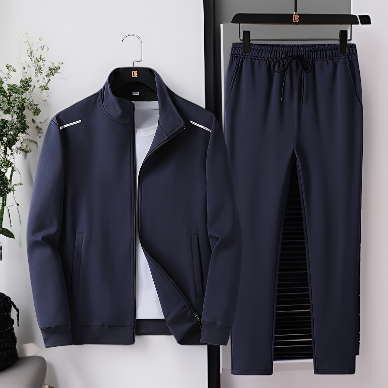 パパスタイルメンズビッグサイズルーズフィットトレーニングウェア三季コート