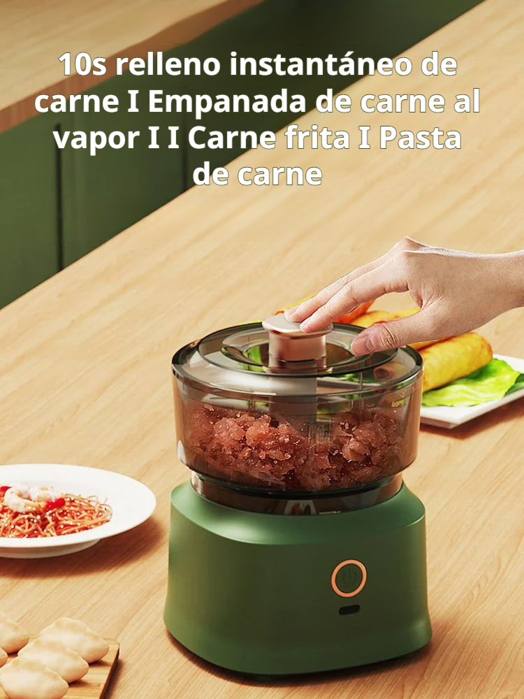 Procesador de alimentos eléctrico inalámbrico multifuncional