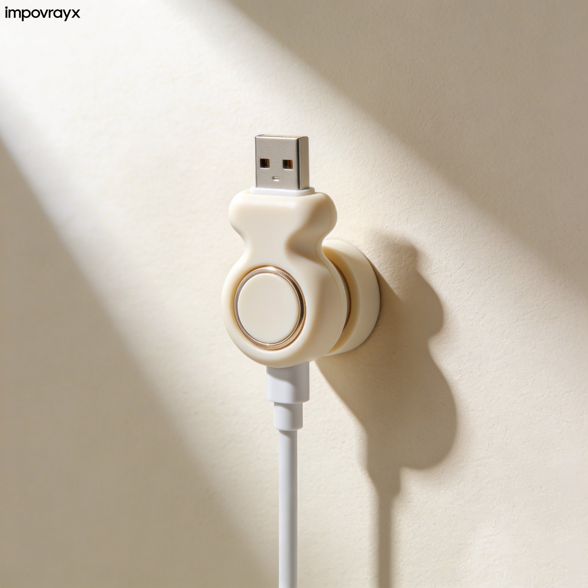 Praktikus mágneses kábel szervező asztalon