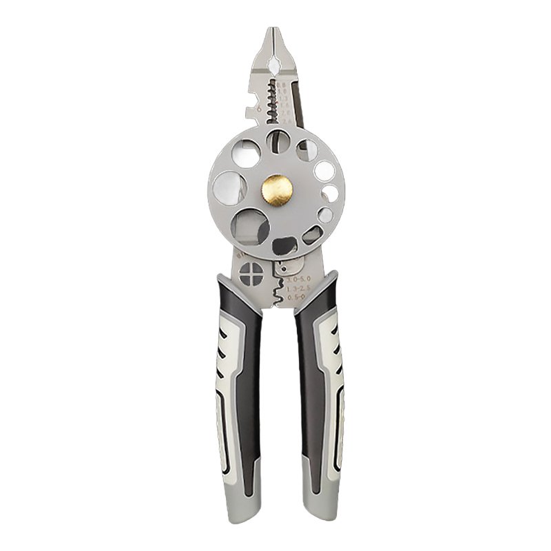 Detachable multifunctional turntable wire stripping pliers