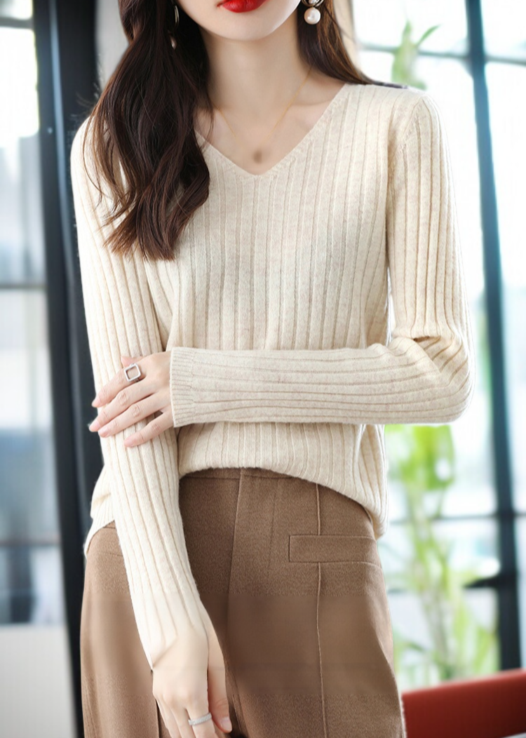 여성 캐시미어 긴팔 니트 스웨터 보들보들 니트 이너 니트 레깅스 추동 풀오버 니트 스웨터