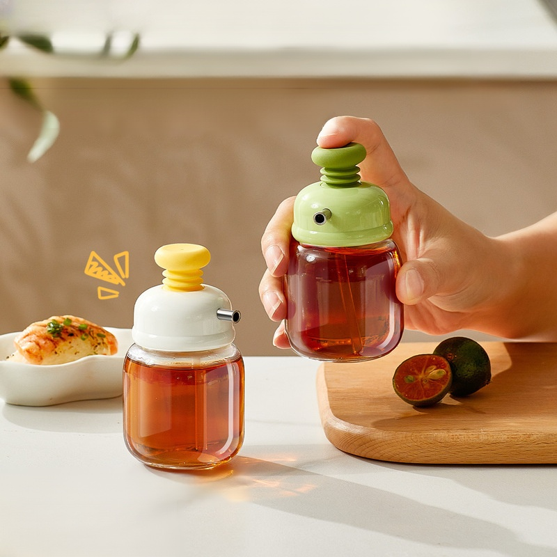 Kompakte Sojasaucen- und Essigflasche