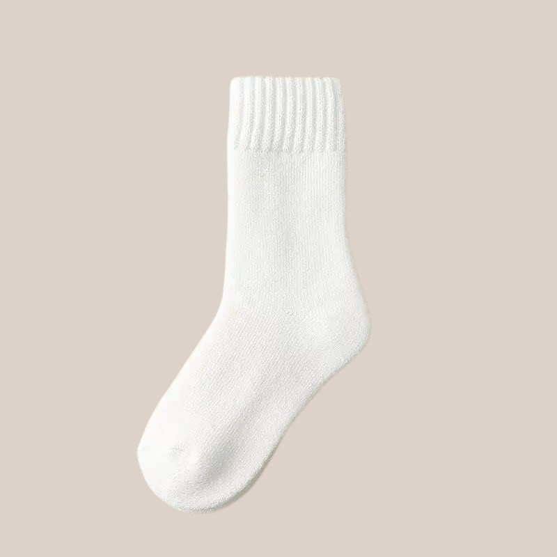 Calcetines gruesos y cálidos de felpa para mujer