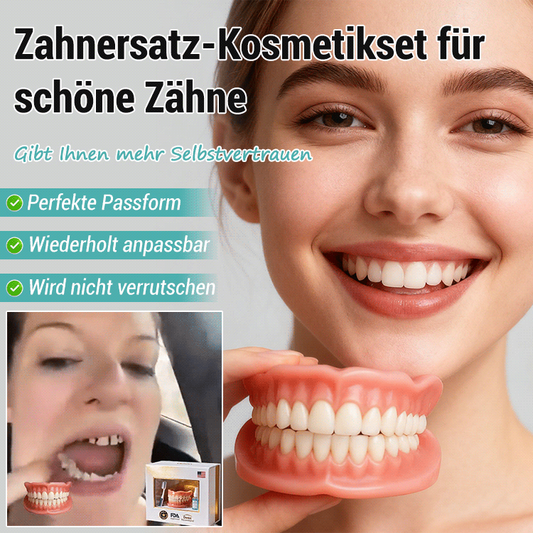 【All-Inclusive Custom】Zahnersatz Pflege- und Verschönerungsset