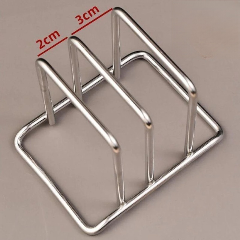 Household Stainless Steel Pot Lid Storage Rack