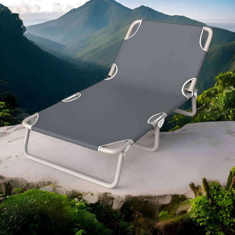Multifunctional outdoor folding camp bed