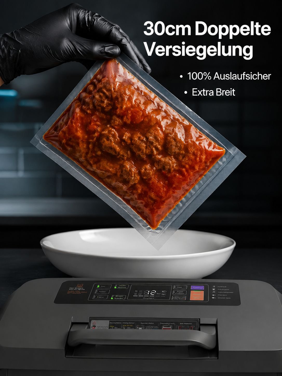 JMY SV636 Vakuumiergerät – Trocken- und Nassversiegelungsgerät – FBA