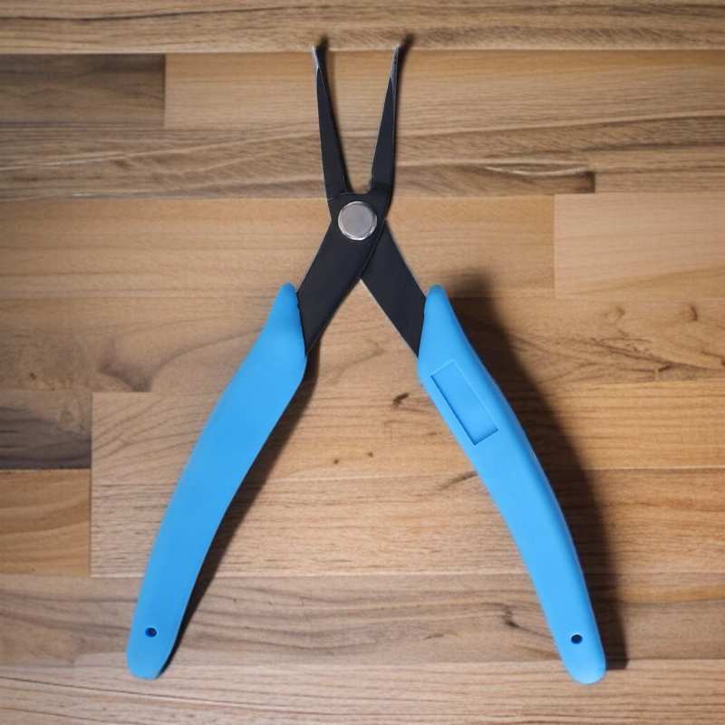 歯なし 細目ペンチ ワイヤーラップ延長プライヤー 精密素材ハンドビーズツール インチファインピンチジュエリープライヤー