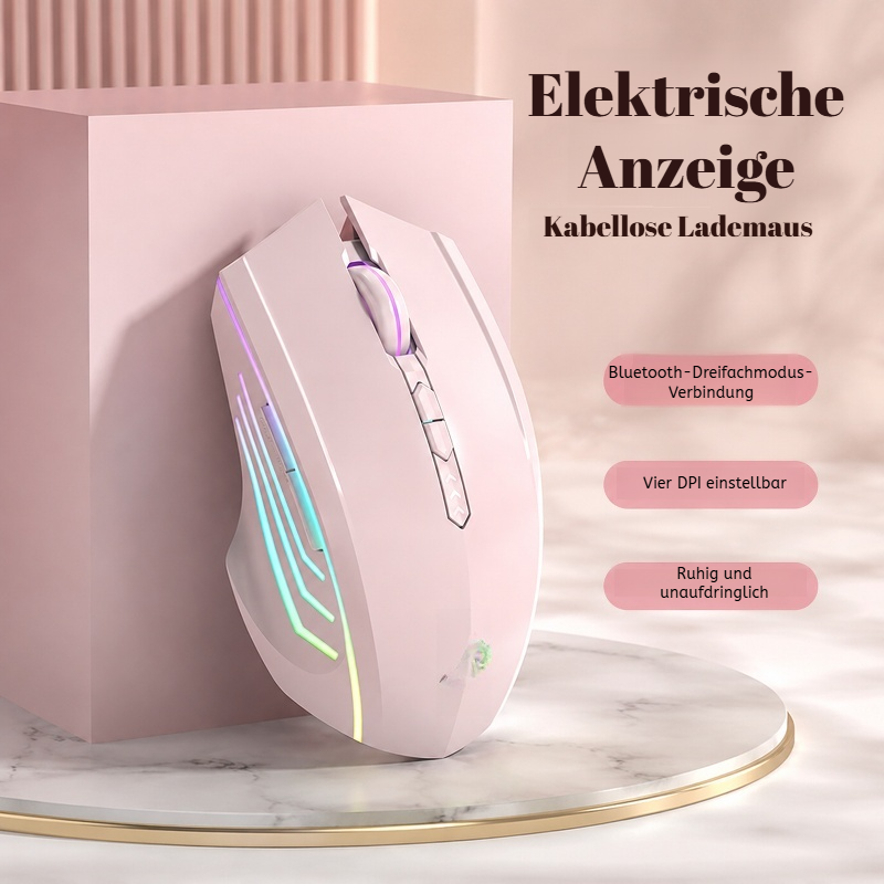 Leise, geräuschlose, wiederaufladbare Bluetooth-Maus