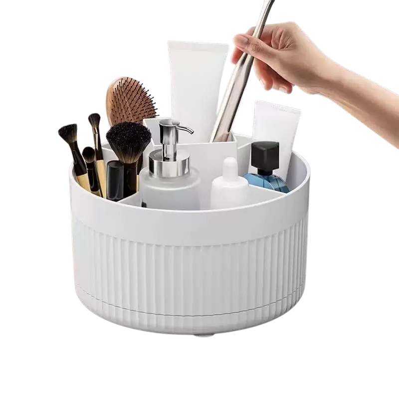 Organizador compacto para cosméticos y accesorios de belleza