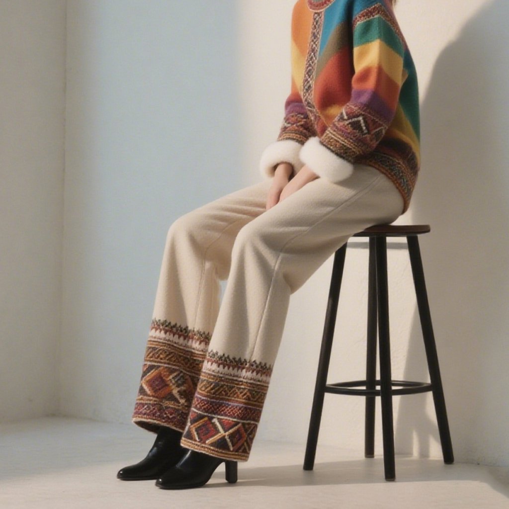 여성 스트레이트핏 바지