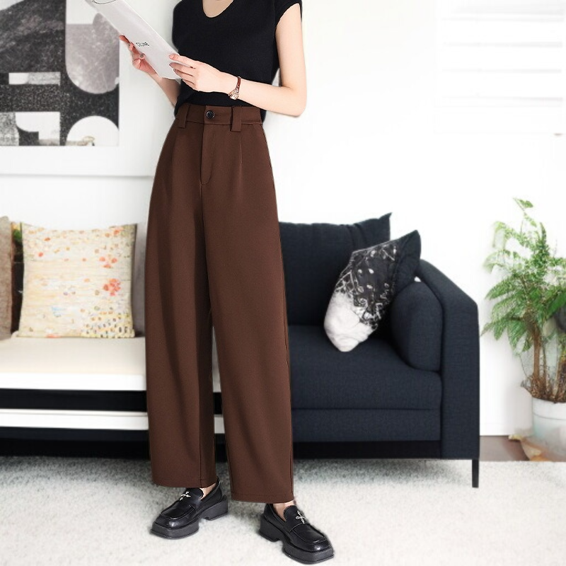 여름 슬랙스 무바지 밴딩 풍선 캐주얼 팬츠녀 무바지 와이드 슬림핏 팬츠