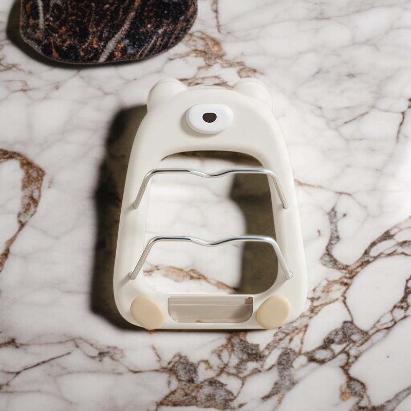 廚房吸盤式壁掛鍋蓋架