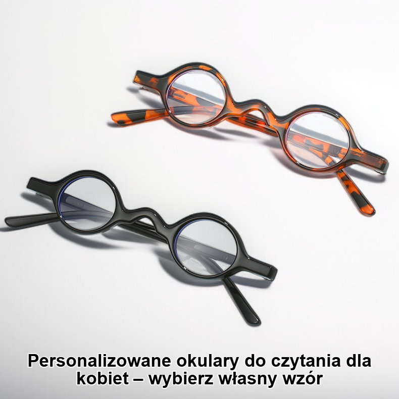 Okulary do czytania dla kobiet personalizowane