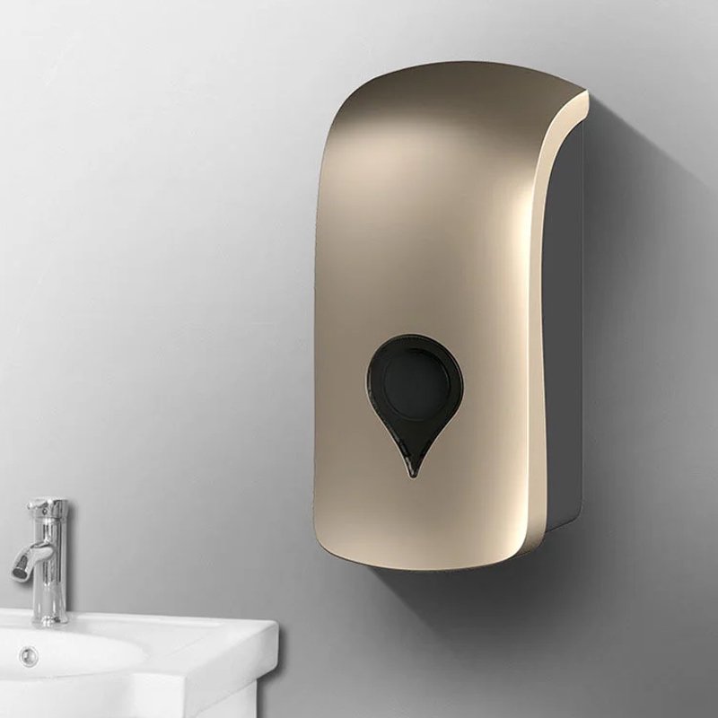 ตู้ทำสบู่ติดผนังในห้องน้ำ