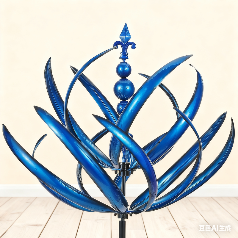 Sunflower wind-powered rotator