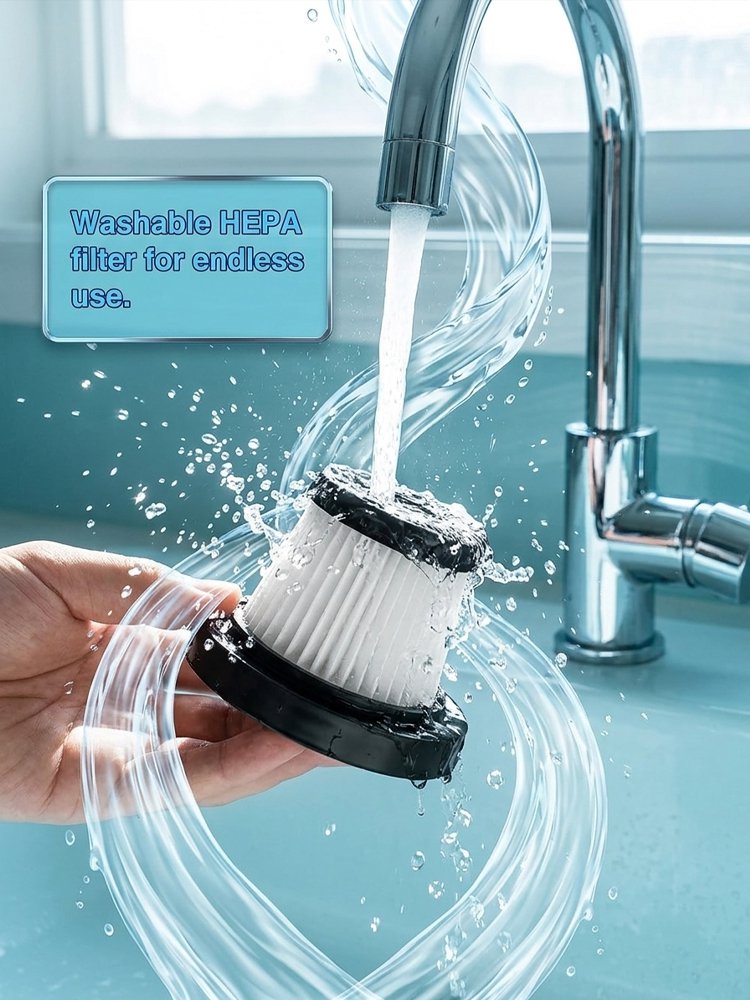 4-in-1 Multifunctional Wireless Car Vacuum Cleaner 20KPa Powerful Suction