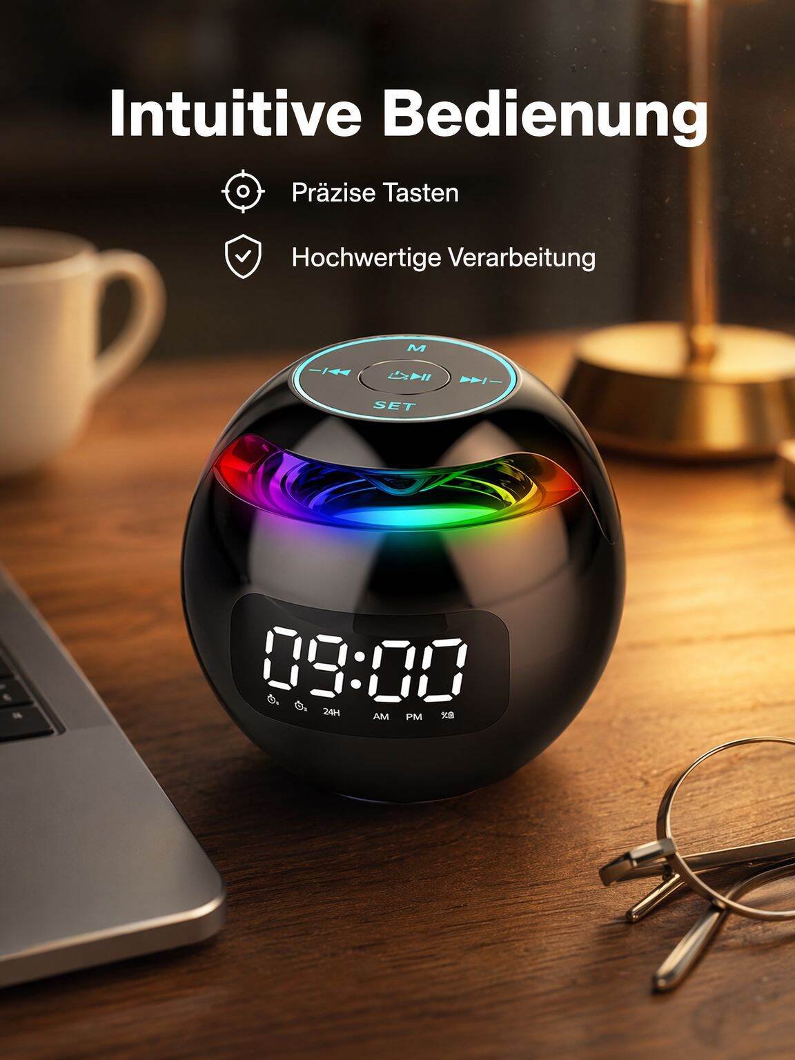 Farbwechselnder Bluetooth-Lautsprecher