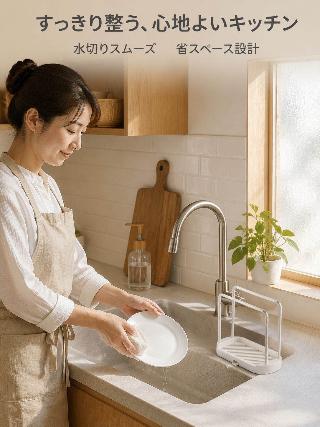 ステンレス水切りかご