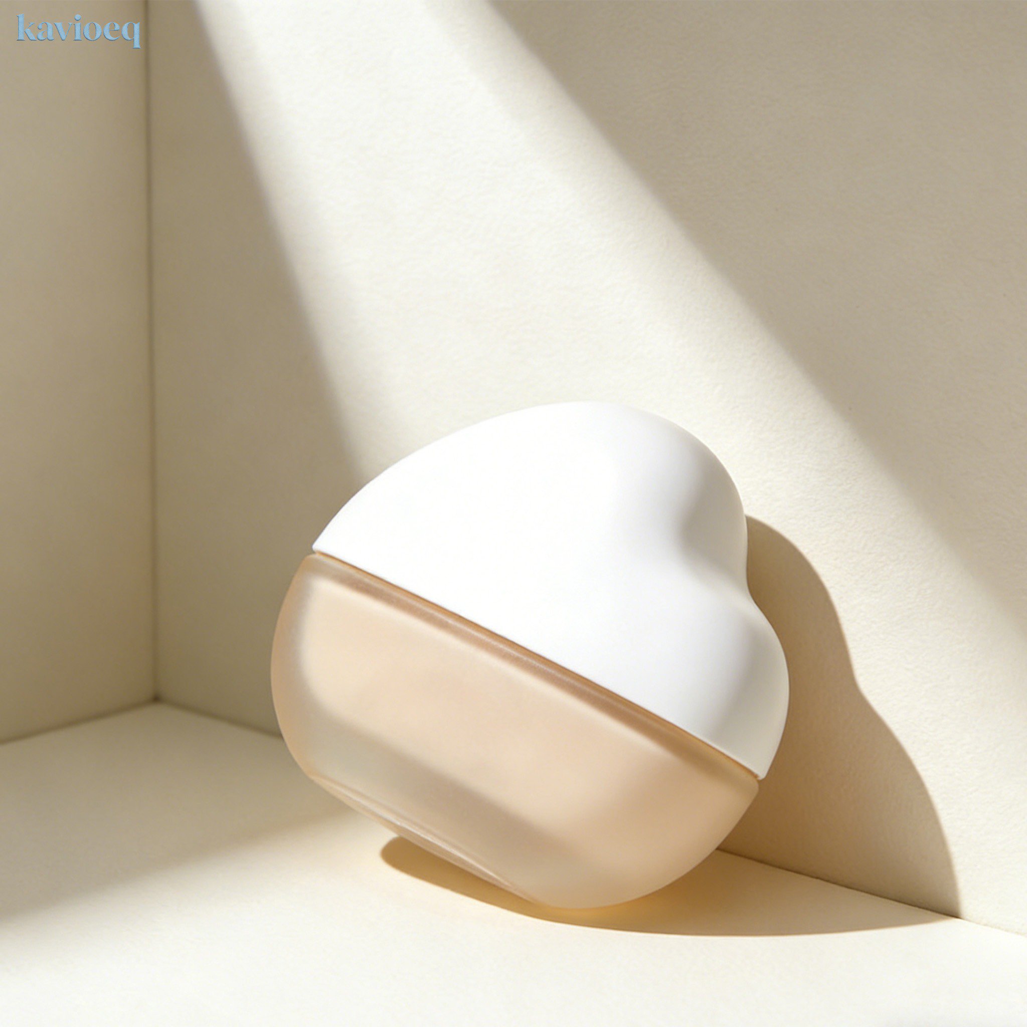 唇膜塗抹於雙唇的使用效果圖