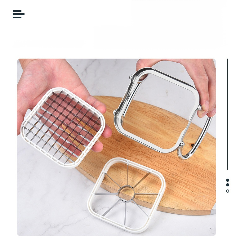 5 in 1 다기능 스테인리스 과일커터 감자/사과/과일 슬라이서