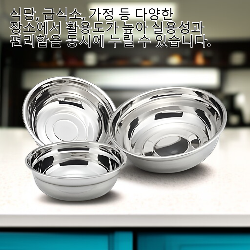 학생 마그네틱 밥그릇 스테인리스 소분 식당 채소 쟁반 국그릇