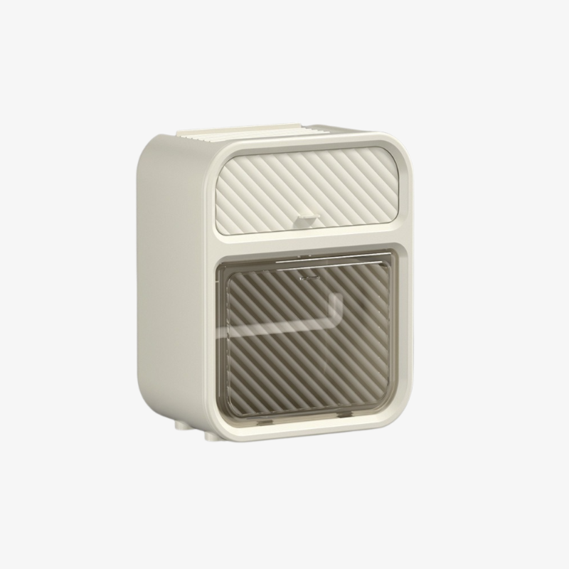 Punch-Free Bathroom Storage Rack Wall-Mounted Luxury Tissue Box