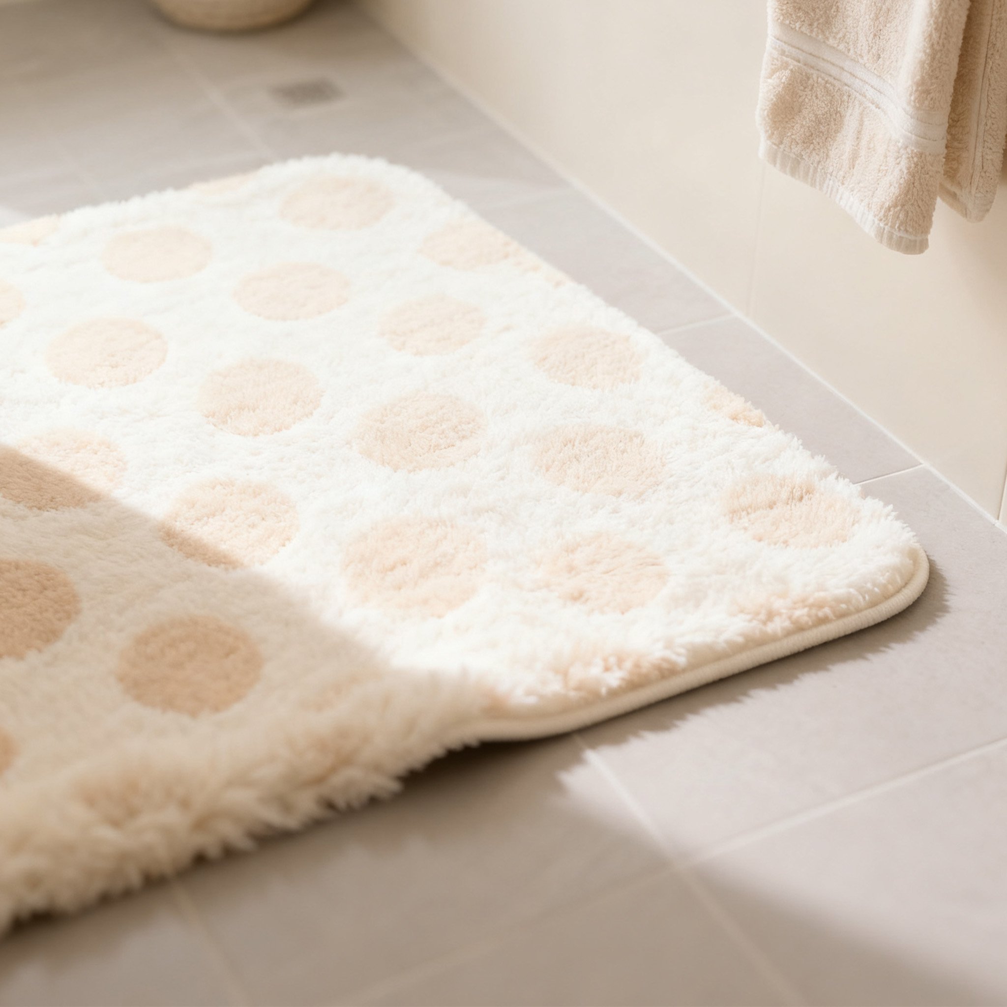 พรมเช็ดเท้ากำมะหยี่สำหรับห้องน้ำกันลื่น