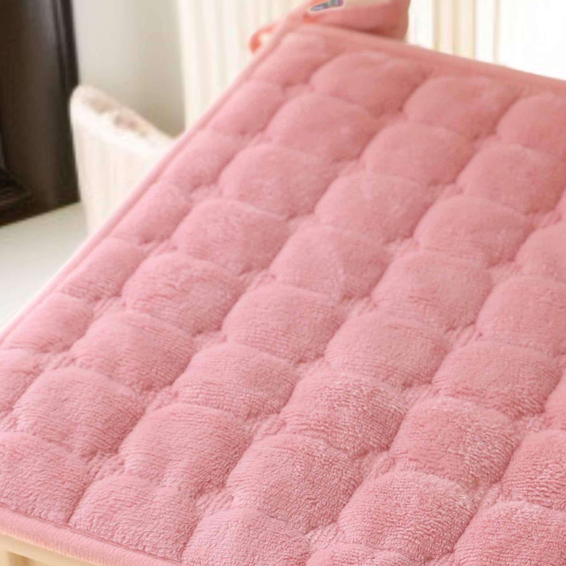 Home dining chair cushion with strap