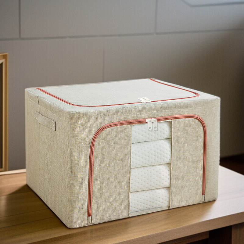 철골 대용량 두꺼운 수납함 가시 의류 수납함 단일창 수납함 투명 수납함