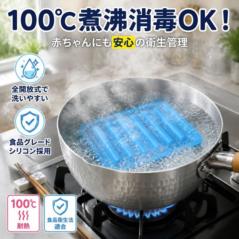 ホットドッグ型シリコン製ベーキングソーセージボックス型