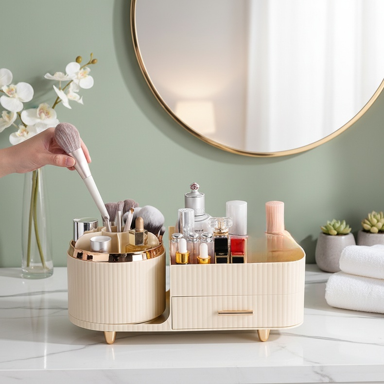 Boîte de rangement de bureau anti-poussière