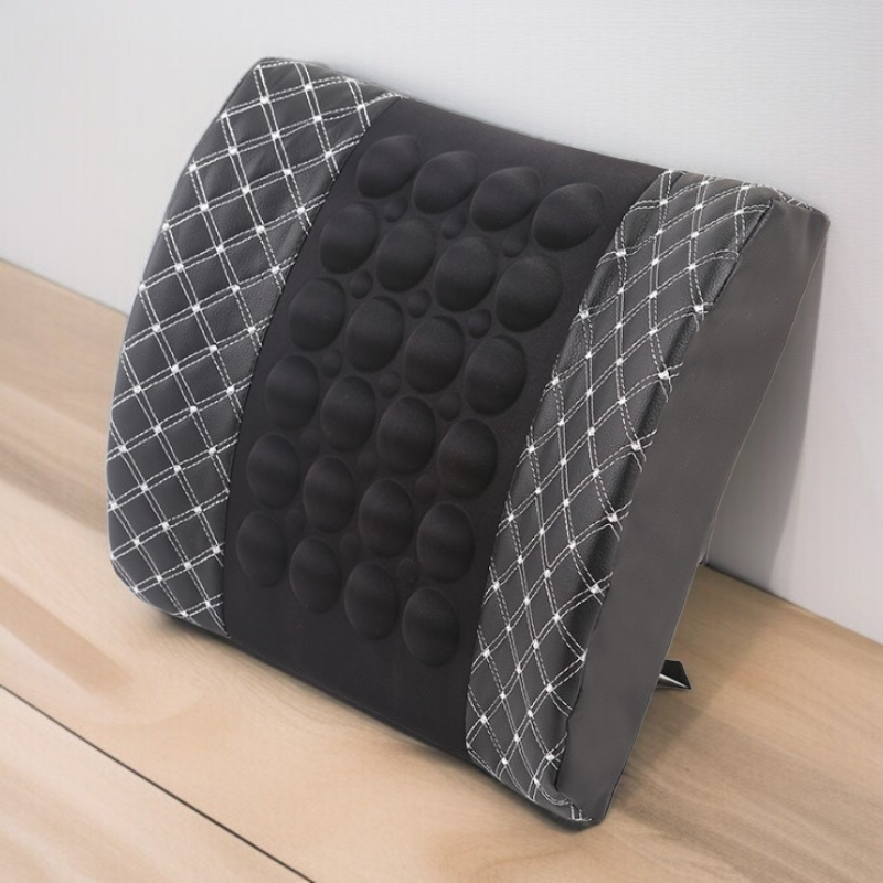 Electric Massage Lumbar Support Cushion for Office