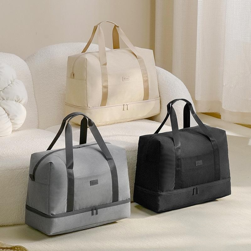 Bolsa de almacenamiento de viaje con separación seca y húmeda